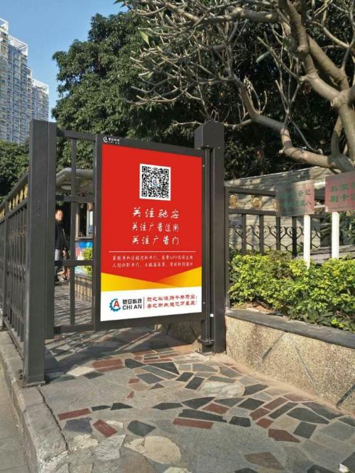 烟台芝罘区人行通道喷塑广告单门